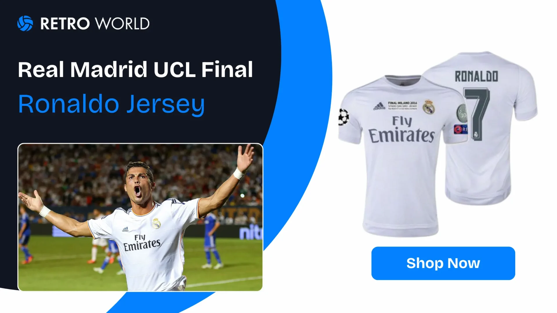 Cristiano Ronaldo real madrid UCL final jersey